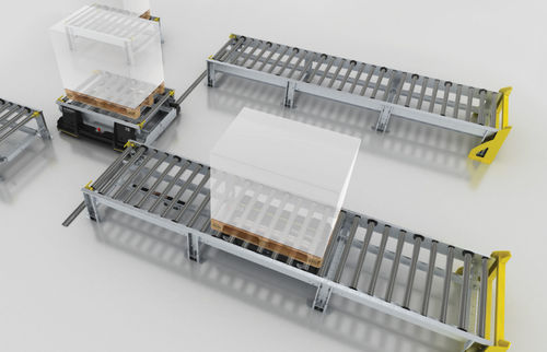 Sistema de paletización robotizado - SPM - Interroll - para palés / automático / para la industria alimentaria