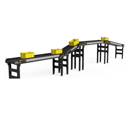 Transportador recto - LCP - Interroll - de banda / de transporte / modular