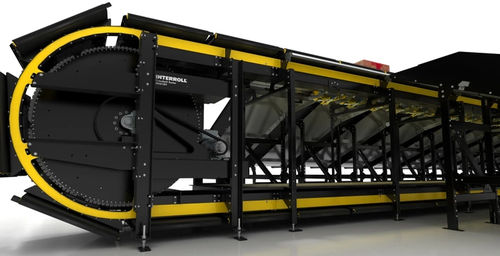 Clasificador con cinta transversal - MX-V - Interroll - para la industria agroalimentaria / para paquetes / para cajas de cartón
