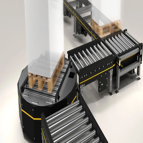 Transportador para palés - PM 97 series - Interroll - de rodillos / horizontal / de manipulación