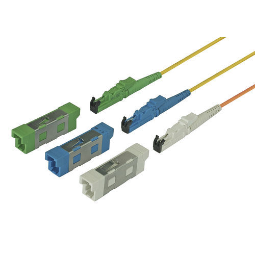 Conector óptico - E-2000® series - DIAMOND SA - de fibras ópticas / tipo E2000 / recto