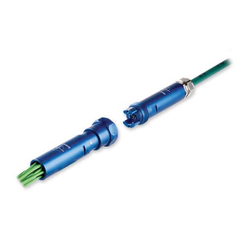 Conector óptico - DiaFlex MT  - DIAMOND SA - de fibras ópticas / cilíndrico / de metal