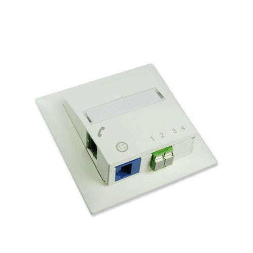 Toma de fibra óptica encastrada - EDIZIOdue - DIAMOND SA