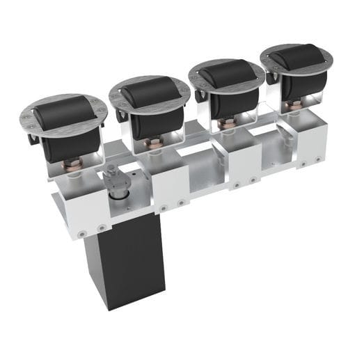 Bloque de rueda orientable - VersaSort™ - Johnson Electric - de transporte / de manipulación / para transportador