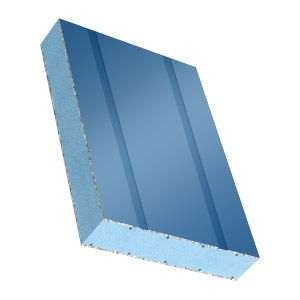 Panel sándwich alma de poliestireno expandido - Weiss Chemie - cara de aluminio / para conducto / para fachada