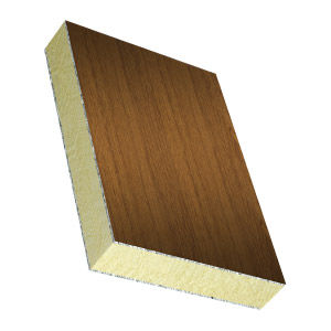 Panel sándwich alma de espuma - ALU/HD - Weiss Chemie - cara de aluminio / para conducto / para puerta