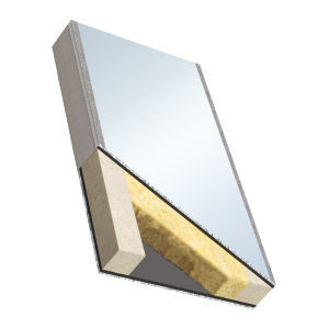 Panel sándwich alma de espuma de PVC - (dB 46/50) - ALU - Weiss Chemie - cara de aluminio / para conducto / para fachada