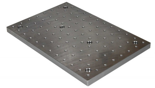 Placa de fijación de acero - GRP series - Stritzelberger GmbH - plana / roscada