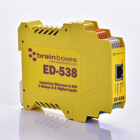 Módulo de E/S digital - ED-538 - Brainboxes - Ethernet / RS485 / Modbus
