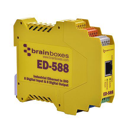 Módulo de E/S digital - ED-588 - Brainboxes - Ethernet / RS485 / TTL