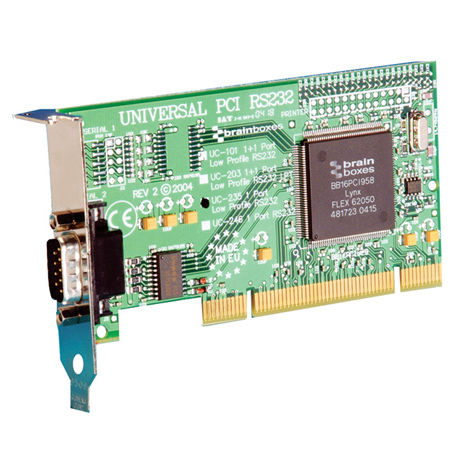 Tarjeta de interfaz PCI - UC-235 - Brainboxes - en serie / RS-232 / industrial