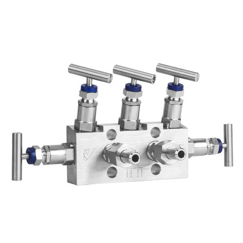 Manifold de 5 vías - FZ50 - Shanghai LEEG Instruments Co.,Ltd. - de acero inoxidable / para gas / para instrumentos de medición de la presión