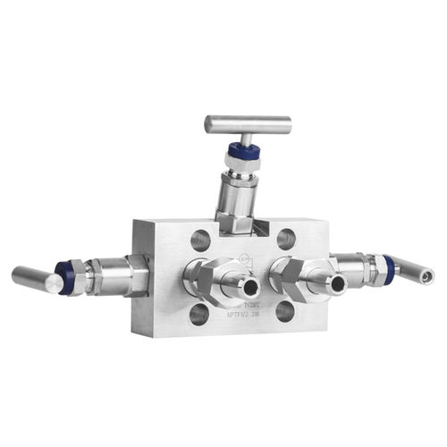 Manifold de 3 vías - FZ30 - Shanghai LEEG Instruments Co.,Ltd. - de acero inoxidable / para gas / para instrumentos de medición de la presión