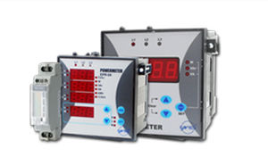 Contador de energía eléctrica para montaje sobre panel - ENTES - con pantalla LCD