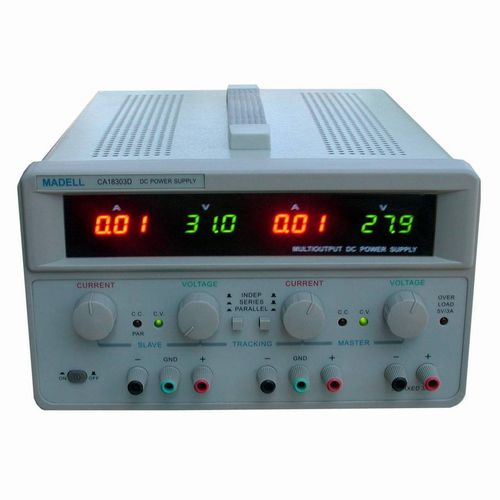 Alimentación eléctrica de mesa - CA18303D - Madell Technology - AC/DC / de tres salidas / ajustable