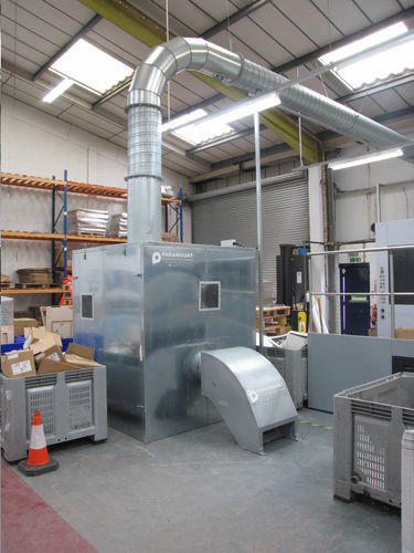 Ventilador helicoidal - Chopper Conveyor Fan - Paramount Waste Extraction Limited - canalizable / con motor eléctrico / de acero