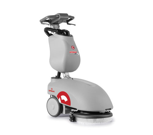 Fregadora con operador a pie - Vispa 35 series - Comac spa - alimentada por batería / alimentada por cable / compacta
