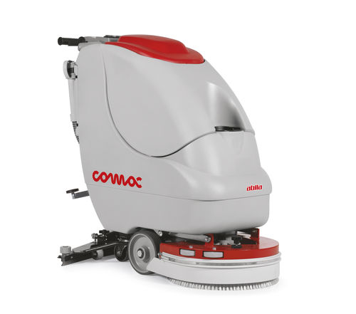 Fregadora con operador a pie - Abila - Comac spa - alimentada por batería / compacta