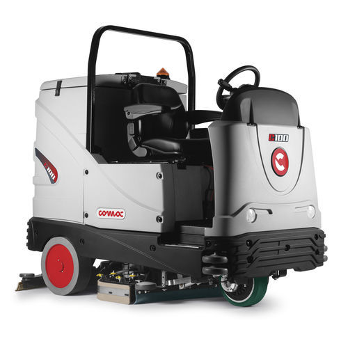 Fregadora con operador a bordo - C100 - Comac spa - alimentada por batería