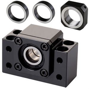 Soporte con rodamiento fijo - 64200110 - MÄDLER GmbH - de placa / de bolas / de acero