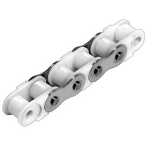 Cadena de transmisión - KE / KE - Eco - MÄDLER GmbH - de acero inoxidable / de policarbonato / de rodillos