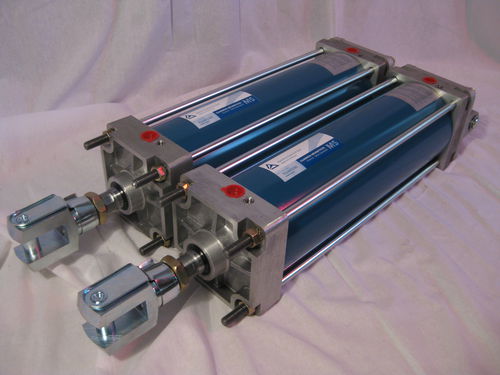 Cilindro neumático - MS series - AirControl Industrial S.L. - de doble efecto / de aluminio