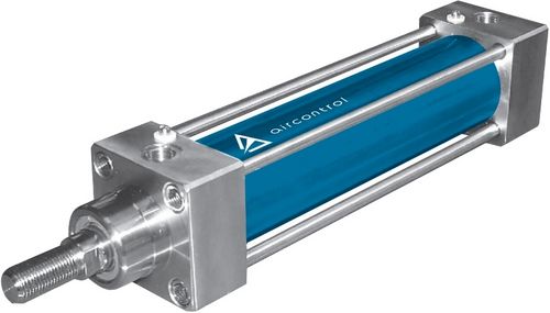 Cilindro neumático - AT70 series - AirControl Industrial S.L. - de tirantes / de doble efecto / de acero inoxidable