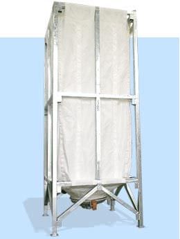 Silo de Trevira CS® - HH, MM, SS, UU, VV Series - Eurofim - flexible / con extractor / con fondo vibratorio