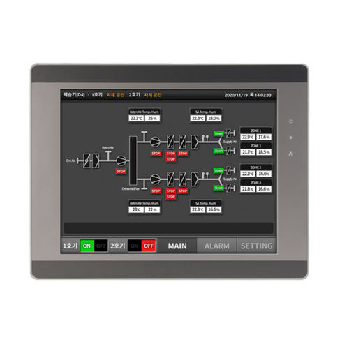 Terminal HMI con pantalla táctil capacitiva - THCL12 - Seungil Electronics - empotrable / 1024 x 768 / Intel® Celeron®