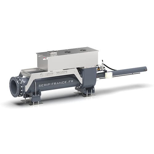 Bomba hidráulica de émbolo único - SERIP FRANCE - electrohidráulica / de acero / para fango