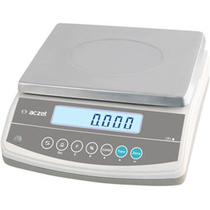 Balanza contadora - CZ series - Aczet Pvt Ltd. - externa / con pantalla LCD / de acero inoxidable