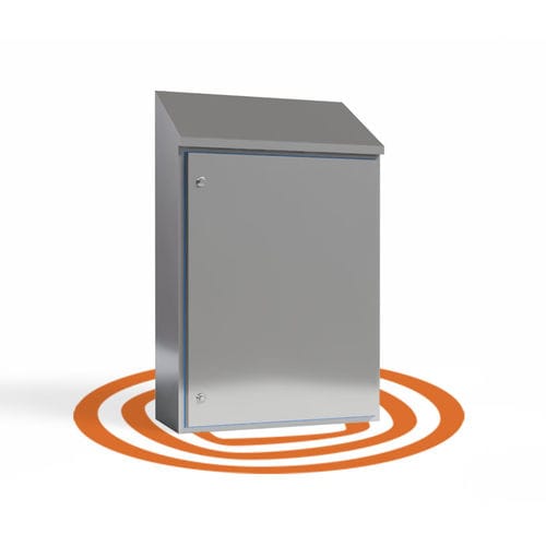 Caja eléctrica para aplicaciones higiénicas - HE series - häwa GmbH - de distribución / de pared / de acero inoxidable