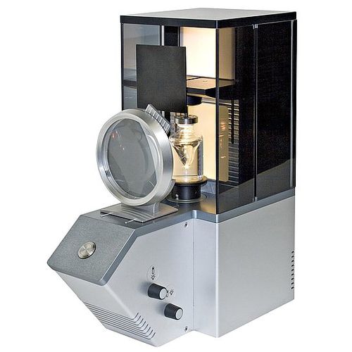 Máquina de control de partículas - VPE - Körber Pharma - para la industria cosmética / de defectos / compacta
