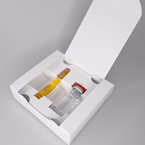 Caja de embalaje para productos farmacéuticos - Körber Pharma - de cartón / de jeringas / de jeringas