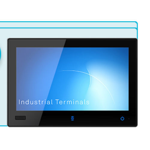 Terminal HMI con pantalla multitáctil - MES9000 - ads-tec - con tecnología capacitiva proyectada / de montaje VESA / de mesa