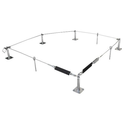 Línea de vida horizontal - ABS-Lock SYS III - SafetyConcept s.a. - anticaída / para trabajo en alto