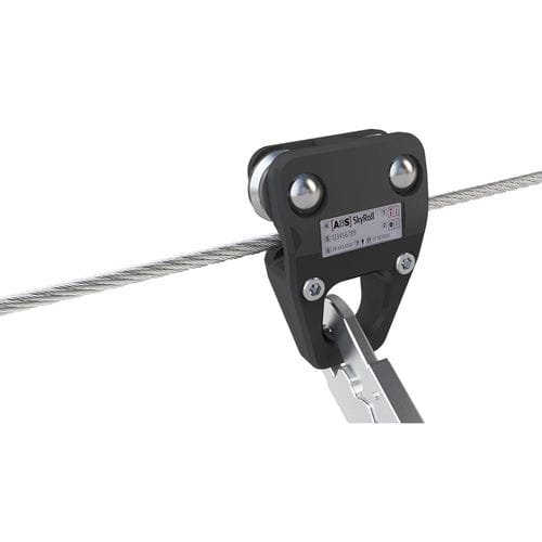 Carretilla portacable de acero inoxidable - ABS SkyRoll - SafetyConcept s.a. - de aluminio / de rodillos