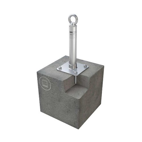 Anclaje anticaída de acero inoxidable - ABS-Lock X-SR-B-A - SafetyConcept s.a. - para techado / de hormigón