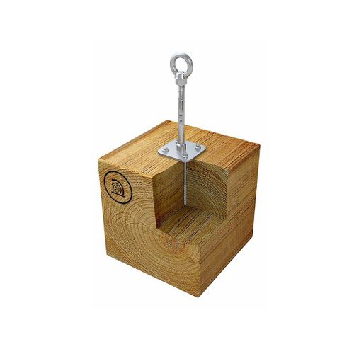 Anclaje anticaída de acero inoxidable - ABS-Lock X-H-4 - SafetyConcept s.a. - para madera