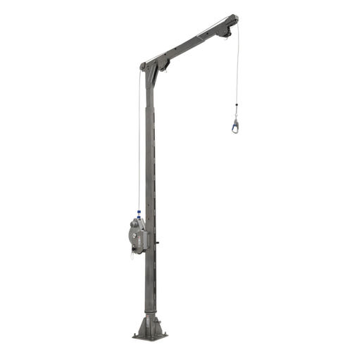 Grúa pluma de columna - SafetyClimber - SafetyConcept s.a. - 360° / con chigre / de altura regulable