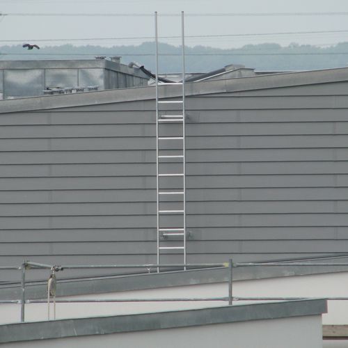 Escalera de aluminio - SafetyConcept s.a. - de acero inoxidable / de acero galvanizado / simple