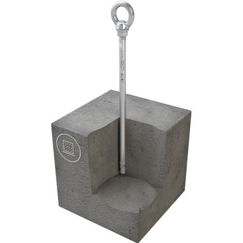 Anclaje anticaída de acero inoxidable - ABS-Lock III-BE Pro - SafetyConcept s.a. - para techado / de hormigón