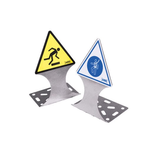 Panel de señalización de obligación - ABS Zu Warn - SafetyConcept s.a. - para obra