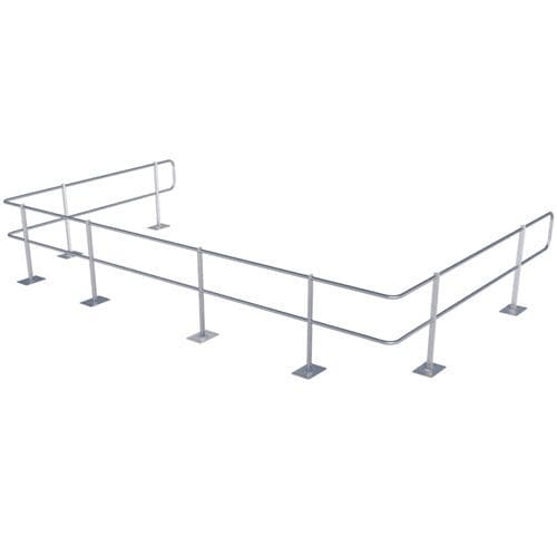 Barandilla remachada - ABS Guard OnTop Sandwich - SafetyConcept s.a. - de aluminio / para tejado metálico