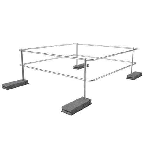 Barandilla lastrada - ABS Dome OnTop Weight - SafetyConcept s.a. - para lucernario / para techo plano