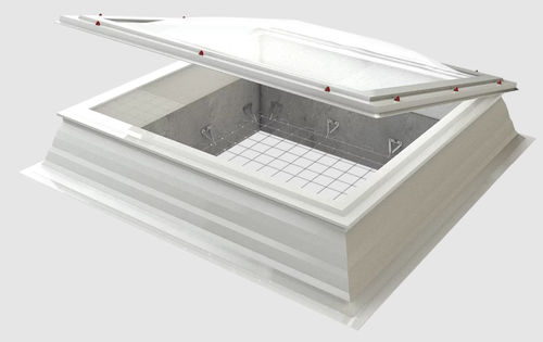 Red de seguridad anticaída para obra - DomeFix - SafetyConcept s.a. - de gran altura