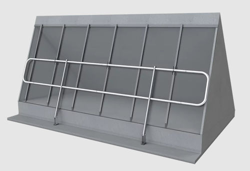 Barandilla sobre cubierta de acero - OnTop Shed - SafetyConcept s.a. - de aluminio / de acero / de acero inoxidable