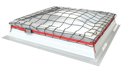 Red de seguridad anticaída para obra - DomeWeb - SafetyConcept s.a. - de gran altura