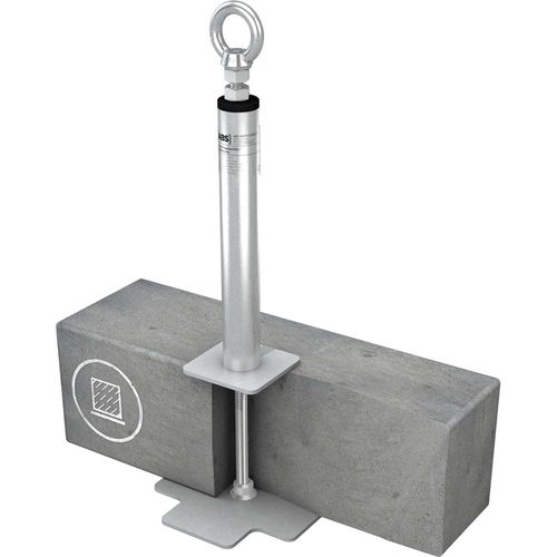 Anclaje anticaída de acero inoxidable - ABS-Lock X-Durch - SafetyConcept s.a. - de hormigón