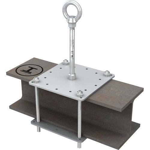 Anclaje anticaída de acero inoxidable - ABS-Lock X-Klemm - SafetyConcept s.a. - para acero / para techado